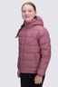 Macpac Kids' Halo Hooded Down Jacket, Deco Rose/Foxglove, hi-res