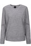 Macpac Women's 280 Merino Blend Long Sleeve Crew, Light Grey Marle, hi-res