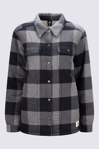 Macpac Women's Alma Fleece Lined Shirt, Agave Check, hi-res