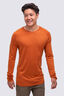 Macpac Men's 150 Merino Long Sleeve Top, Autumnal, hi-res