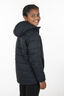 Macpac Kids' Pulsar Alpha Hooded Insulated Jacket, Black/Black Print, hi-res