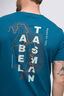 Macpac Men's Abel Tasman Topo Fairtrade Organic Cotton Short Sleeve T-Shirt, Moroccan Blue, hi-res