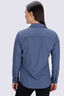 Macpac Women's brrr° Long Sleeve Shirt, Vintage Indigo, hi-res