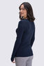 Macpac Women's 220 Merino Long Sleeve Top, Navy, hi-res