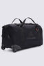 Macpac 120L Wheeled Duffel Bag, Black/Black, hi-res