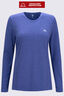 Macpac Women's brrr&deg; Long Sleeve T-Shirt, Skipper Blue, hi-res