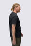 Macpac Men's Vintage Embroidered Fairtrade Organic Cotton Short Sleeve T-Shirt, BLACK MARLE, hi-res