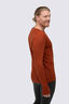 Macpac Men's 220 Merino Long Sleeve Top, Picante, hi-res
