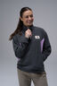 Macpac Women&rsquo;s Heritage Fleece Pullover, Asphalt/African Violet, hi-res