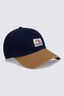 Macpac Vintage Cap, Navy/Medal Bronze, hi-res