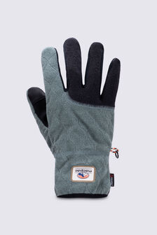 Macpac Originals Tui Fleece Gloves, Balsam Green/Black