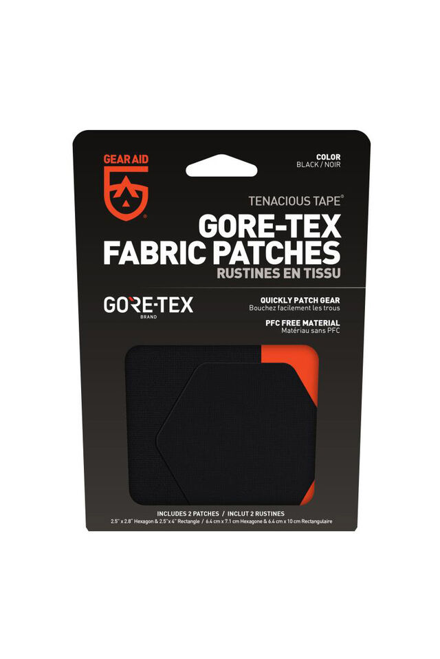 Gear Aid GORE‑TEX® Fabric Patches 2pk, Black, view 1