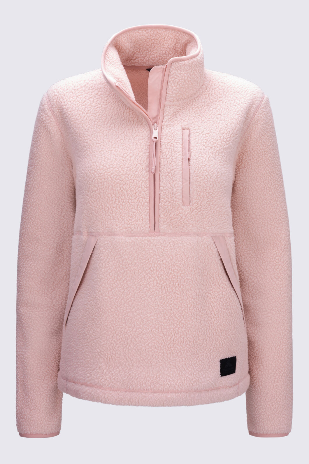 Macpac Women's Terra High Pile Pullover, Misty Rose, hi-res