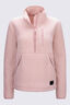 Macpac Women's Terra High Pile Pullover, Misty Rose, hi-res