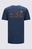 Macpac Men's Olympus Merino 180 T-Shirt, Midnight Navy, hi-res