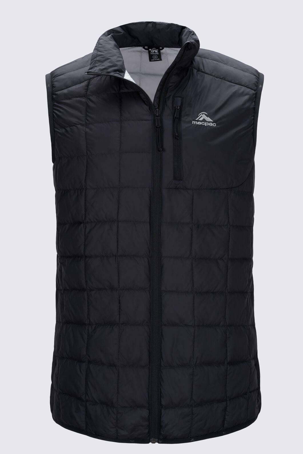 Macpac Men's Uber light Insulated Vest, Black, hi-res