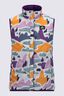 Macpac Kids' Pulsar Alpha Insulated Vest, Plum/Print, hi-res