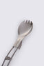 Macpac Stainless Steel Spork, Silver Black, hi-res