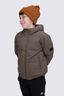 Macpac Kids' Riley Insulated Hooded Jacket, Tarmac, hi-res