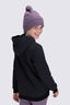 Macpac Kids&rsquo; Dune Reversible Wind Fleece, Black/Bering Sea Mountain prin, hi-res