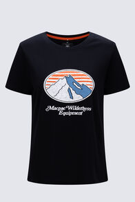 Macpac Women's Wilderness Equipment Fairtrade Organic Cotton Short Sleeve T-Shirt, Black, hi-res