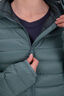 Macpac Women's Uber Light Hooded Down Coat, Silver Pine, hi-res