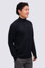 Macpac Men's Kauri 280 Merino Pullover, Black, hi-res