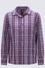 Macpac Women's Eclipse Long Sleeve Shirt, Blackberry Wine, hi-res