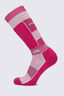Macpac Tech Ski Sock, Festival Fuchsia/Pink Lavender, hi-res