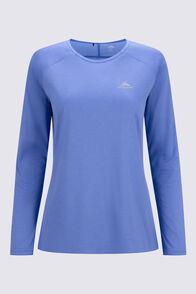 Macpac Women's Cass Long-Sleeve T-Shirt, Persian Jewel Marle, hi-res