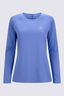 Macpac Women's Cass Long-Sleeve T-Shirt, Persian Jewel Marle, hi-res