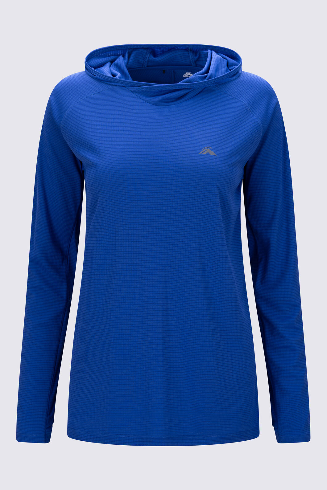 Macpac Women's Trail Long Sleeve Hooded Top, Bluing, hi-res