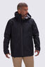 Macpac Men's Grafton Raincoat, Black, hi-res