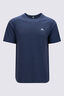 Macpac Men's Limitless Repreve&reg;  Short Sleeve T-Shirt, Navy, hi-res