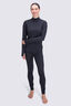 Macpac Women's Prothermal Fleece Long Johns, Black, hi-res