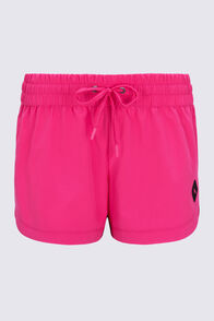 Macpac Women's 5" Elasticated Waist Boardshort, Raspberry Sorbet, hi-res