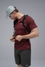 Macpac Men's Trail T-Shirt, New Maroon/Antarctica, hi-res