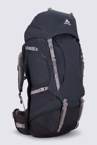 Macpac Genesis AzTec&reg; 85L Travel Backpack, Black, hi-res