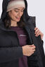 Macpac Women's Lindis Waterproof Down Coat, Black, hi-res