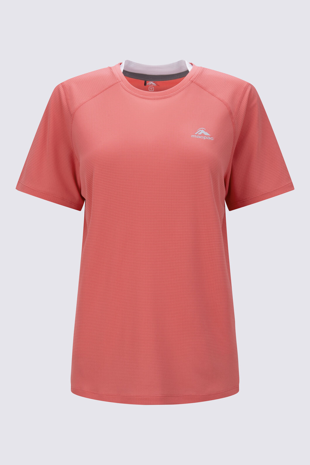 Macpac Women's Trail T-Shirt, Rose of Sharon/Antarctica, hi-res