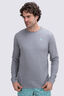 Macpac Men's Kahurangi NP Fairtrade Organic Cotton Long Sleeve T-Shirt, Grey Marle, hi-res