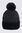 Macpac Kids' Two-Tone Pom Pom Beanie, Black/Charcoal, hi-res
