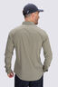 Macpac Men's Eclipse Long Sleeve Shirt, Deep Lichen Green, hi-res