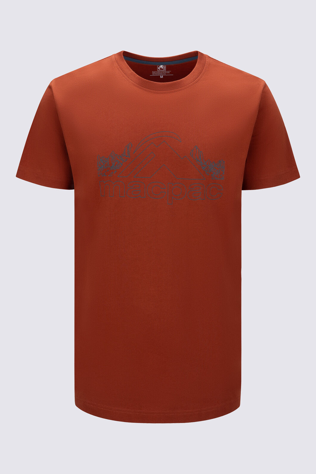 Macpac Men's Mountains T-Shirt, Arabian Spice, hi-res