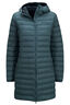 Macpac Women's Uber Light Hooded Down Coat, Silver Pine, hi-res