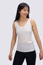 Macpac Women's 150 Merino Singlet, Snow White, hi-res