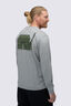 Macpac Men's Waihohonu Hut Fairtrade Organic Cotton Long Sleeve T-Shirt, Grey Marle, hi-res