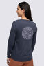 Macpac Women's Whimsical Journey Fairtrade Organic Long Sleeve T-Shirt, Odyssey, hi-res