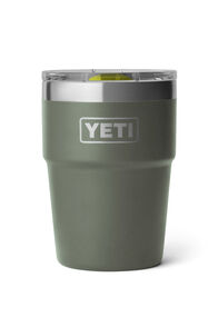 YETI® Rambler® Stackable Cup — 16 oz, Camp Green/Firefly Yellow, hi-res