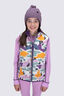 Macpac Kids' Pulsar Alpha Insulated Vest, Plum/Print, hi-res